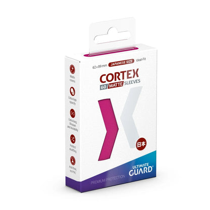 Ultimate Guard: Japanese Size Sleeves Cortex Matte Pink