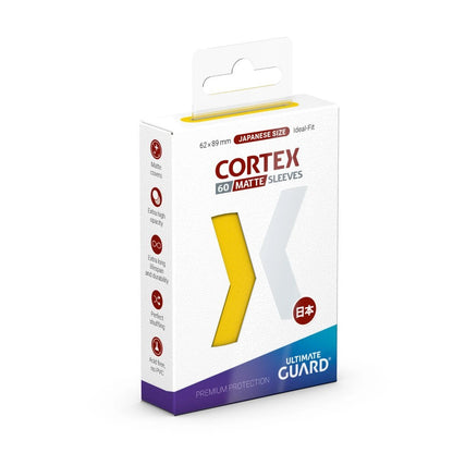 Ultimate Guard: Japanese Size Sleeves Cortex Matte Yellow
