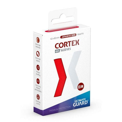 Ultimate Guard: Japanese Size Sleeves Cortex Red