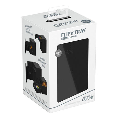 Ultimate Guard: Deck Box XenoSkin Monocolor Flip'n'Tray 100+ Black Cards