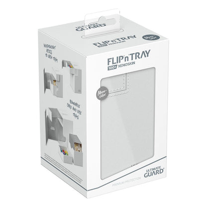 Ultimate Guard: Deck Box XenoSkin Monocolor Flip'n'Tray 100+ White Cards