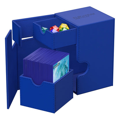 Ultimate Guard: Deck Box XenoSkin Monocolor Flip'n'Tray 100+ Blue Cards