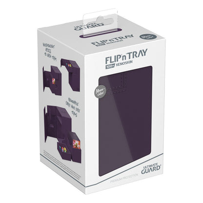 Ultimate Guard: Deck Box XenoSkin Monocolor Flip'n'Tray 100+ Purple Cards