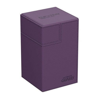 Ultimate Guard: Deck Box XenoSkin Monocolor Flip'n'Tray 100+ Purple Cards
