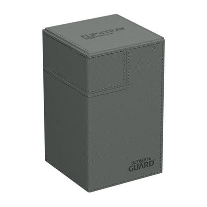 Ultimate Guard: Deck Box XenoSkin Monocolor Flip'n'Tray 100+ Grey Cards