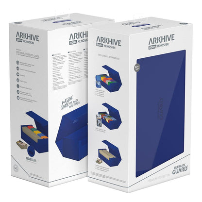 Ultimate Guard: Deck Case XenoSkin Monocolour Arkhive Flip Case 800+ Blue