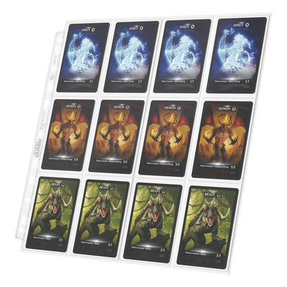 Ultimate Guard: Binder Pages 24-Pocket QuadRow Side-Loading Transparent