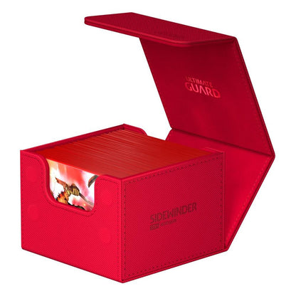 Ultimate Guard: Deck Box XenoSkin Monocolor Sidewinder 133+ Red Cards
