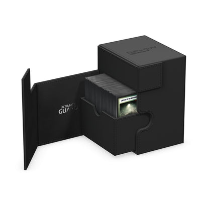 Ultimate Guard: Deck Box XenoSkin Flip'n'Tray 133+ Black Cards