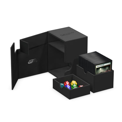 Ultimate Guard: Deck Box XenoSkin Flip'n'Tray 133+ Black Cards