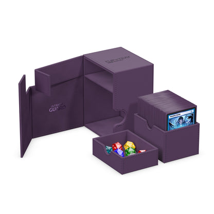 Ultimate Guard: Deck Box XenoSkin Flip'n'Tray 133+ Purple Cards