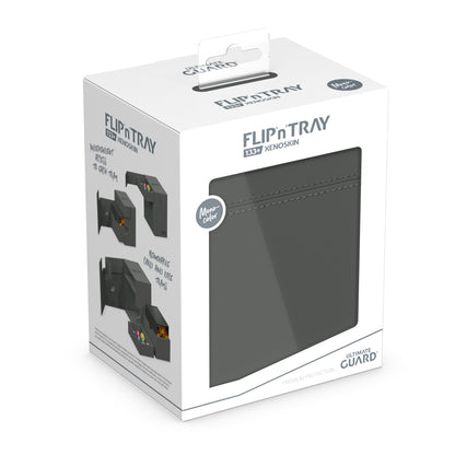 Ultimate Guard: Deck Box XenoSkin Flip'n'Tray 133+ Grey Cards