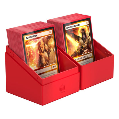 Ultimate Guard: Deck Box Boulder 100+ Solid Red Cards