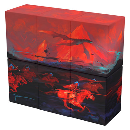 Ultimate Guard: Deck Box RTE Boulder 100+ 2024 Exclusive Duo Dominik Mayer: Crowned With Fire Cards