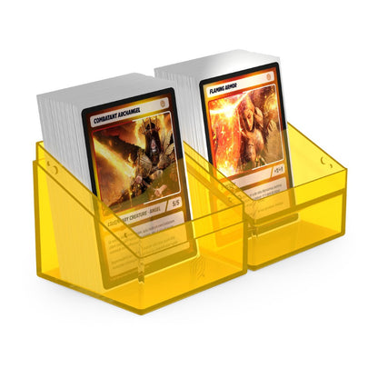 Ultimate Guard: Deck Box Boulder 100+ Clear: Amber Cards