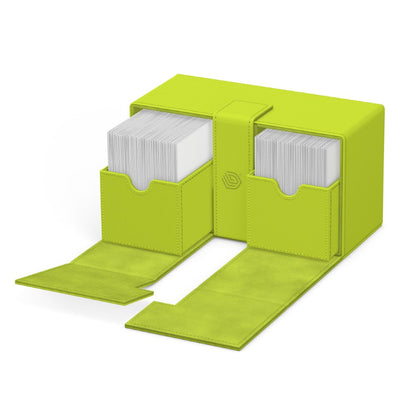 Ultimate Guard: Deck Box XenoSkin Twin Flip'n'Tray Deck Case 200+ 2025 Summer Edition: Lime Cards