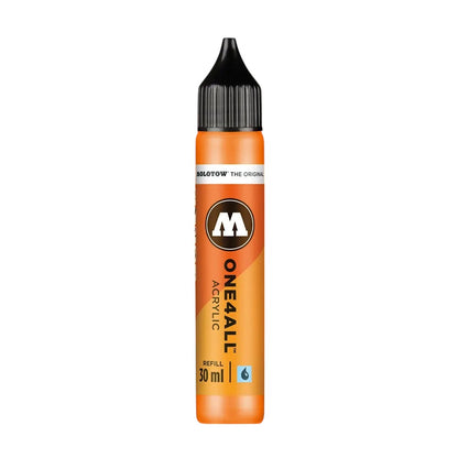 Molotow Markers One4All Refill #218 Neon Orange Fluorescent 30mL