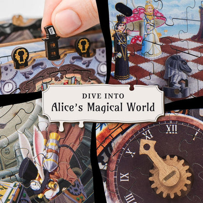 Vendor Owned IDventure CluePuzzle The Wonderbox of Alice Toy