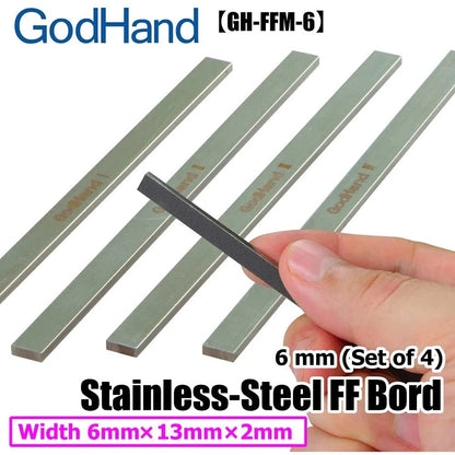Godhand: Backing Boards Stainless-Steel FF Board 6mm Set of 4