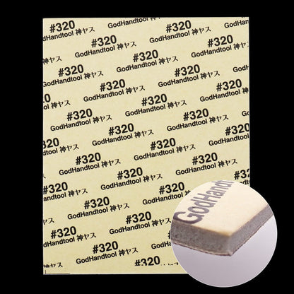 Godhand: Sanding Sheet Kamiyasu Sanding Sponge Sticker #320-2mm