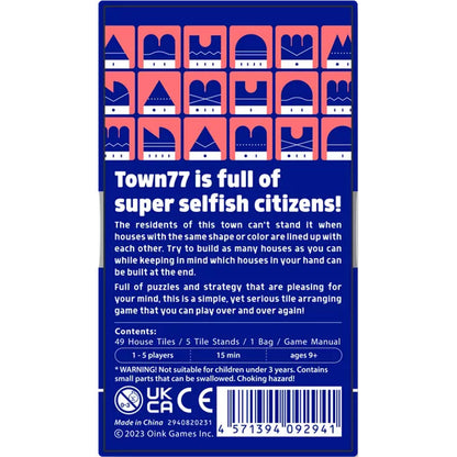 Oink Games: Town 77 Board Game