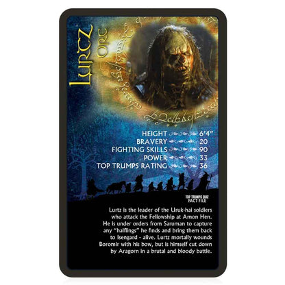 Winning Moves Top Trumps Battle Map: Lord of the Rings Board Game