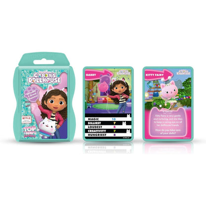 Winning Moves Top Trumps Juniors: Gabby's Dollhouse Board Game