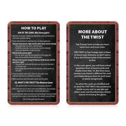 Winning Moves Top Trumps Quiz: Party Quiz Top Trumps Quiz Board Game