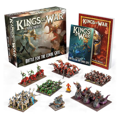 Kings of War 2 Player Starter Set Battle For The Coral Gate