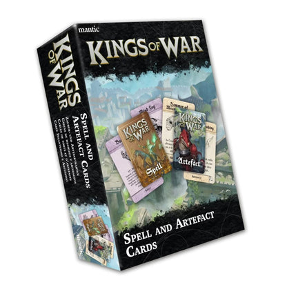 Kings of War Spell and Artefact Cards 4th Ed Board Game