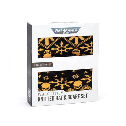 Warhammer 40000: Black Legion Hat & Scarf in Gift Box