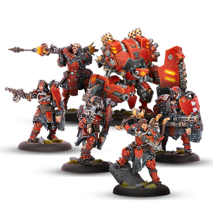 Warmachine: Khador SKS-6 Command Cadre HIPS