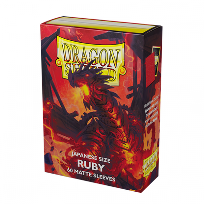 Dragon Shield: Japanese Size Sleeves Matte Ruby