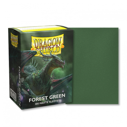 Dragon Shield: Japanese Size Sleeves Matte Forest Green