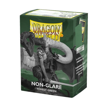 Dragon Shield: Non-Glare Sleeves Matte Forest Green