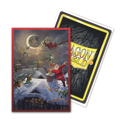 Dragon Shield: Japanese Size Sleeves Brushed Art Christmas 2023