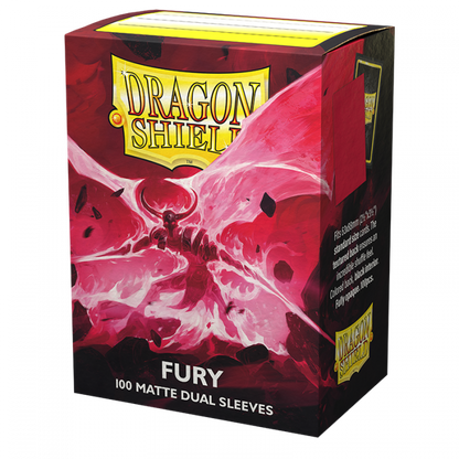 Dragon Shield: Sleeves Matte Dual Fury Alaric Crimson King