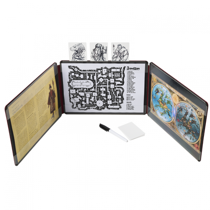 Dragon Shield RPG: Game Master's Screen Blood Red