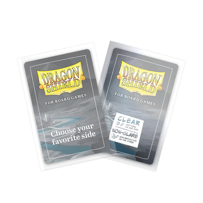 Dragon Shield: Board Game Sleeves Clear Non-Glare American Mini