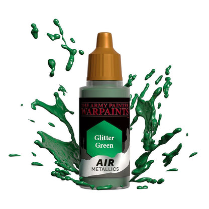 Army Painter Metallics Air Glitter Green Acrylic Paint 18mL