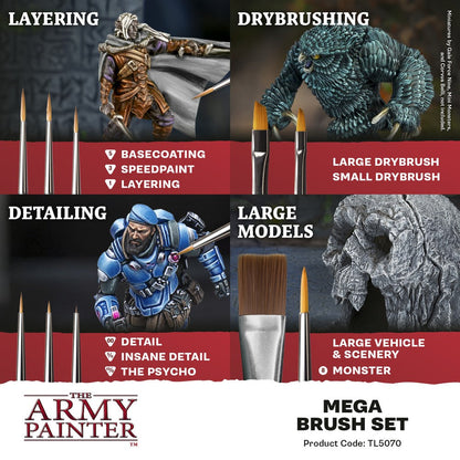 Army Painter Brushes Sets Mega Brush Set