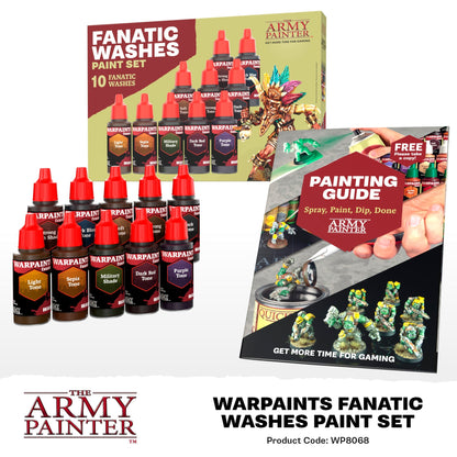 Army Painter Warpaints Fanatic Washes Paint Set