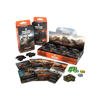 World of Tanks: The Card Game: Booster Display: First Strike 24x Booster Board Game
