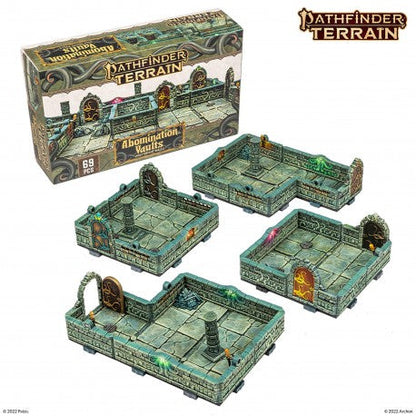 Dungeons & Lasers: Half-Height Walls Pathfinder Terrain: Abomination Vaults