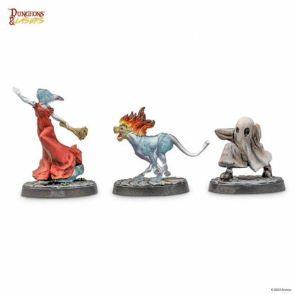 Dungeons & Lasers: Ghosts Miniature Pack Clear Plastc
