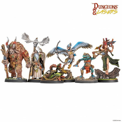 Dungeons & Lasers: Miniatures Fantasy Miniatures Set
