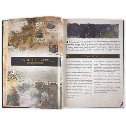 Dungeons & Lasers: The World Of Deuslair: Rpg Campaign Hardcover