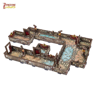 Dungeons & Lasers: PrismaCast Pre-Painted Terrain Dwarven Mine: Pre-Painted