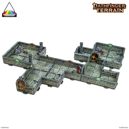 Dungeons & Lasers: PrismaCast Pre-Painted Terrain Pathfinder Terrain: Abomination Vaults