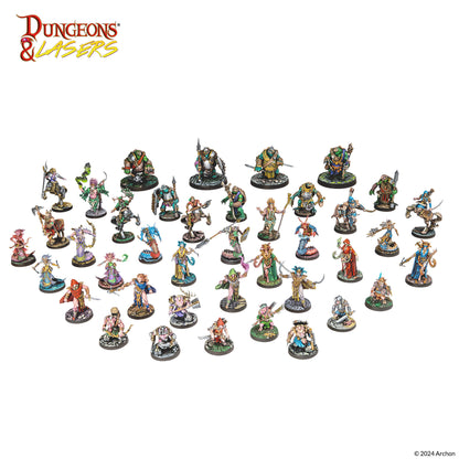 Dungeons & Lasers: Miniatures Beastkin Hybrids: Playable Characters